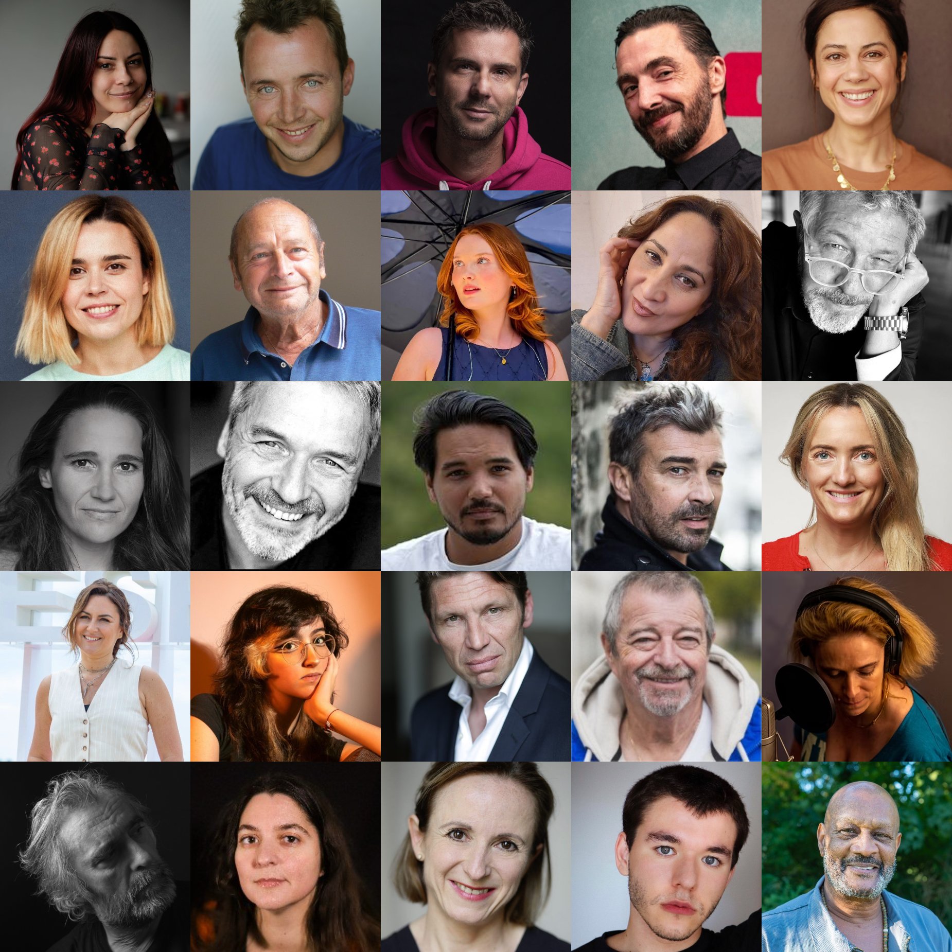 Diaporama comédiens - slide 1